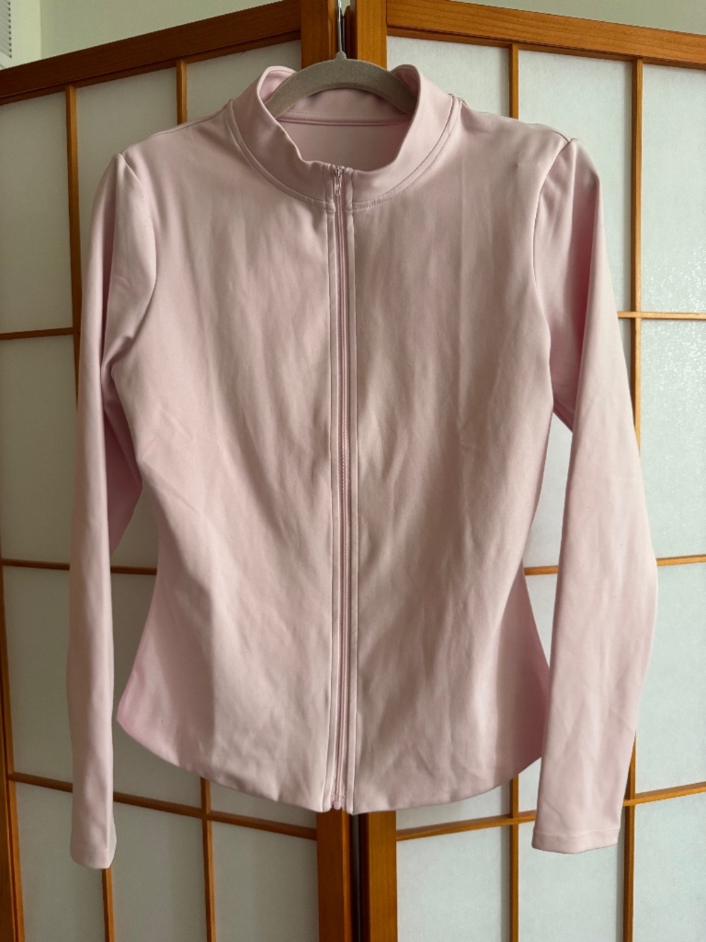 CSB Crop Shop  Boutique Pink Serenity Longline Zip Up Jacket Blossom XL